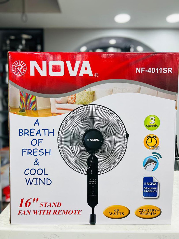 پنکه ایستاده نوا مدل NF-4011SR | سایز 16 اینچ