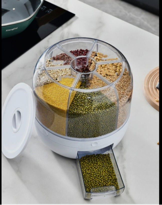 جا حبوبات گرد چرخشی