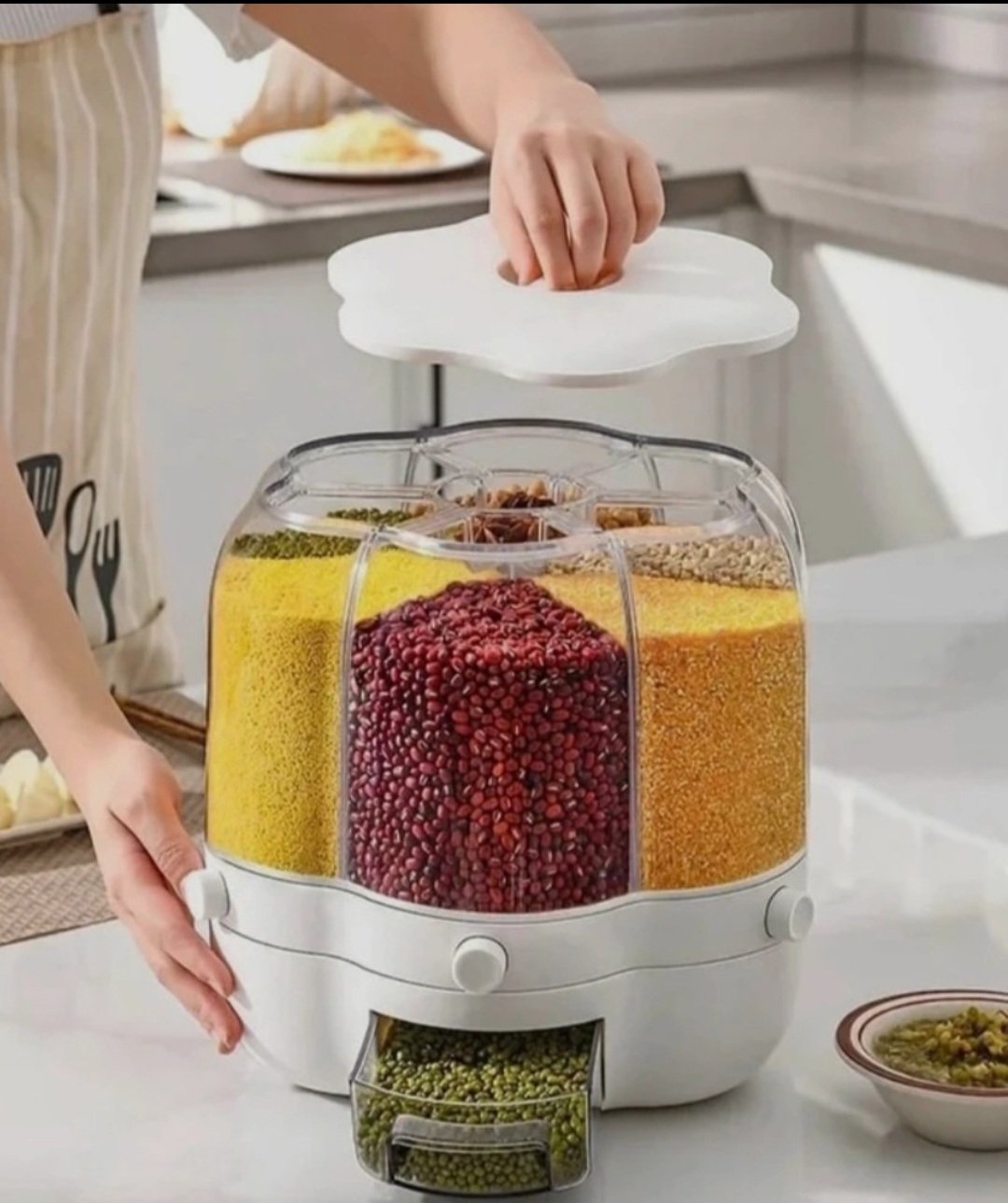 جا حبوبات طرح گل