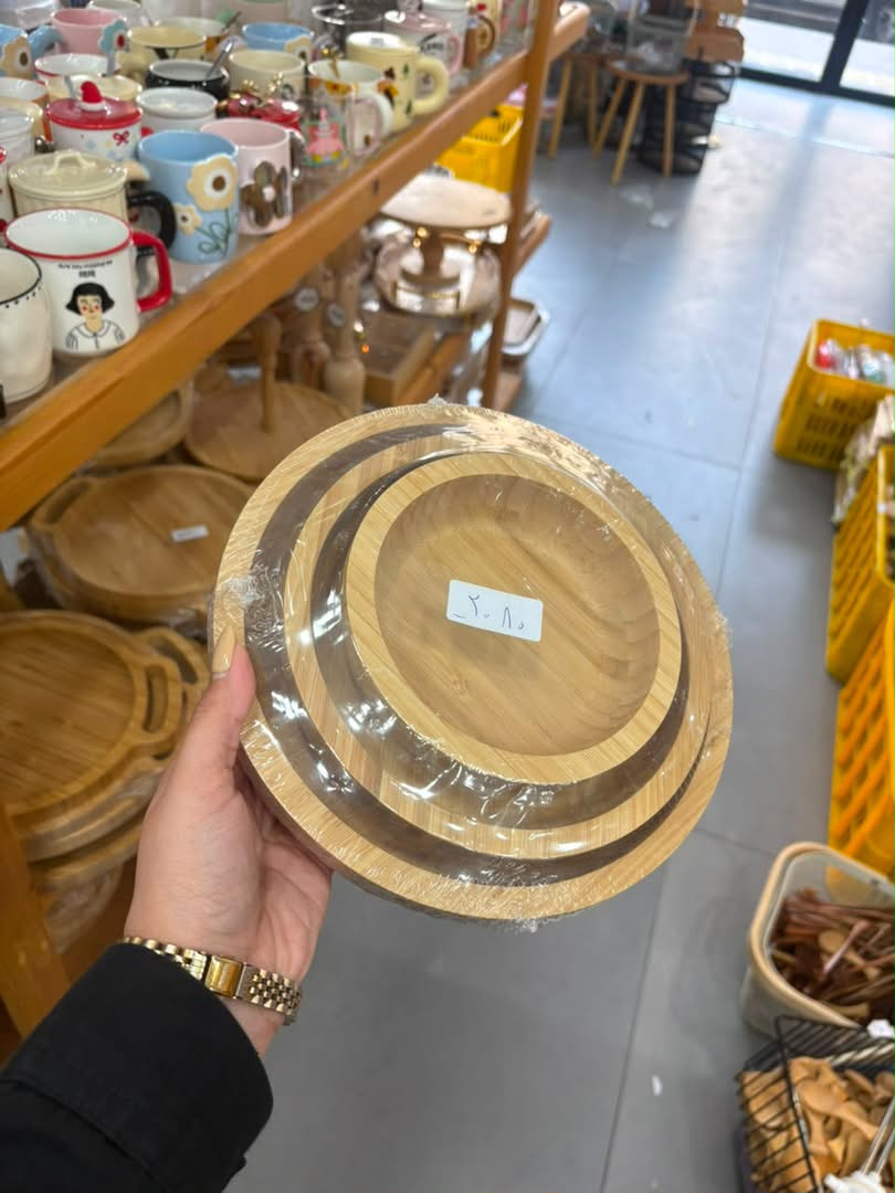 کاسه بامبو سه تایی